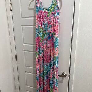 🦄Lilly Pulitzer Let’s Cha Cha maxi dress - Small 🦄